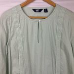 Lands' End Lands’ End Womans Eyelet Keyhole Tunic Top Size Medium Photo 1