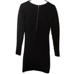 Torn By Ronny Kobo Torn‎ by Ronny Kobo Black Body Con Mini Dress Chevron Knit Size Medium Photo 9