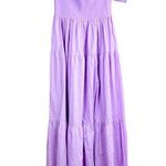 Emin & Paul Lavender Ruffle Strap Maxi Dress Purple Photo 1