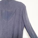 Vince Frayed Edge Scuba Moto Jacket Navy Size Medium Photo 14