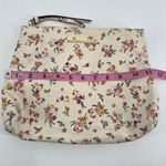 Steve Madden floral flower print cosmetic toiletry travel zip top tassel bag Photo 1