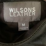 wilson's leather ‎ Chocolate Brown Faux Fur Lined Jacket Belted Womens Size Medium Photo 4