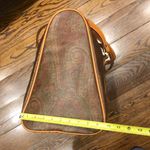 ETRO Milano Red Paisley Weekend Travel Shoulder Bag 46 Photo 10