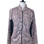 Soma Women's Jacket Purple Black Zip Track Athletic Athleisure Size Medium Photo 0