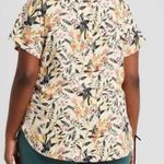 Ava & Viv Floral Print Top Blouse Photo 1