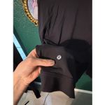 Lululemon  Rulu Rally Wrap Women 4 Black Snap Neck Open Cardigan Cozy Stretch Photo 3