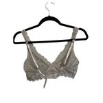 HANRO Bra Womens 36A Stonewash Grey Luxury Moments Soft Cup Lace Wireless Gray Size undefined Photo 1