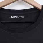 American Giant Classic Crew Neck T Shirt Black Cotton Made USA Size S Photo 2