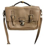 Kate Spade  Lola Avenue Lia Leather Satchel Crossbody Purse Handbag Brown Taupe Photo 0