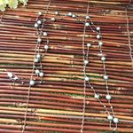 Coldwater Creek  Long 51" Silver Bead Necklace Photo 3