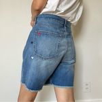 Sundry  heart embroidered denim shorts Photo 1
