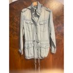 Rails  Petra Utility Jacket Anorak Hidden Hood Chambray Size Medium M GORP CASUAL Photo 2