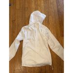 Lululemon Jacket Womens Small White Hooded Lightweight Windbreaker Running Photo 5