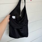 Lands End Women’s 12 Black Tankini Halter Swim Top Beach Pool Photo 3