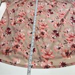 Siren Lily VTG Y2K  Pink Floral Blouse with Lace Sleeves L Photo 7