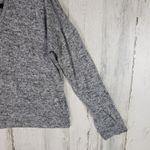 No Comment  Gray Cropped Choker Collar Sweater Women's Size Large Photo 3