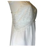 INC White lace bodice chiffon chemise nightgown INTERNATIONAL CONCEPTS L…​ Size L Photo 5