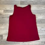 John Mark  Burgundy Sleeveless Knit Top F30 Photo 5