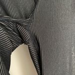 Carbon38 Black Striped Metallic Flared Shimmer Pants Size Medium New Photo 10