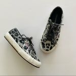 Superga  Cheetah Print Sneakers Gray Velvet Women's Size 36 US 6 Photo 8