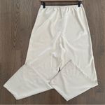 NWT Baserange Stoa Wild Silk Elastic Waist Wide Leg Lounge Pants Natural Cream S White Photo 6