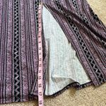 Westport 1962 Pink & Black Aztec Geo Print Maxi Skirt   NWOT Size Medium Photo 3