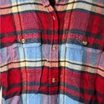 American Eagle  Ahh-mazingly soft Red and Blue Plaid Shirt women’s size XSmall Photo 6