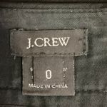 J.Crew Black Twill Straight Pencil Career Office Business Knee Length Skirt 0 Photo 3