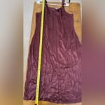 Nic+Zoe NWT Elevated Slip Dress Size XL Redwood Satin Midi Sheath Sleeveless Photo 8