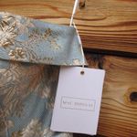 Mac Duggal  20726 Blue Strapless Brocade Midi Dress with Pockets Photo 12