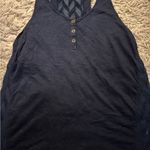 Lucky Brand  Navy Racerback Sleeveless Top Size M Photo 1