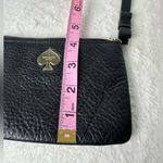 Kate Spade  Black Wristlet with Gold Accent and Bow Detail on the Strap Photo 5
