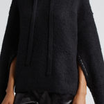 Maria McManus Brushed Fleece Wool Cashmere Blend Black Sweater Hoodie Size M‎ Size M Photo 0