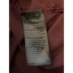 White House | Black Market Shirt Womens Medium Burgundy Sheer Mesh Turtleneck Photo 5