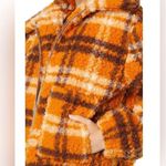APPARIS Women's Francis Faux Shearling Jacket Orange Size M Photo 3