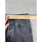 Levi's  501 ORIGINAL STUDDED JEANS WOMEN'S 25x28 STRAIGHT LEG Premium Button‎ Fly Photo 9