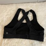 Lululemon  Black Yoga Sports Bra Size 10 Medium Large Photo 1
