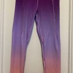 Sweaty Betty  | Super Soft 7/8 Purple / Orange Ombre Leggings - Size 4 Photo 0