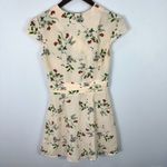 Topshop Floral Button Front Mini Dress Womens 4 Romantic Whimsical Fairy Cottage Photo 8