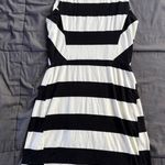 Monteau  Dress Striped Black White Maxi Photo 2