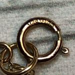 GF 14K  Gold Necklace with Stone Pendant Photo 8