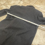 Evan Picone VTG sz 14 Long Black Double Breasted Wool Womens Full Length Coat Photo 7