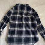 Abercrombie & Fitch Womens Navy Plaid Shirt Photo 2