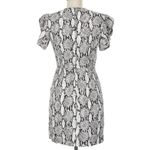 ALC Frank ALC A.L.C. Brinley Snake python print puff sleeve sheath mini dress 6 Photo 1