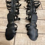 Over The Knee Gladiator Sandals Summer Boots Buckle Strap Tight High Sandals Boots Black Size 6 Photo 5