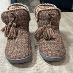 MUK LUKS Amira Slipper Boots with Furpa Lining in EUC Brown Size undefined Photo 0