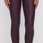 Good American  Better Than Leather Malbec Faux Leather High Rise Leggings Photo 0