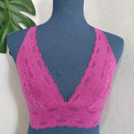 Wacoal  Fuchsia Pink Lace Bralette Photo 0