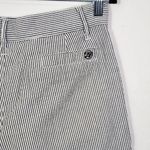 Lauren James  Dark Gray and White Stripe Seersucker Shorts Size XS Preppy Shorts Photo 4