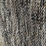 INC  Short Sleeve Sweater Taupe Metallic Size L Large Cowl Neck Photo 3